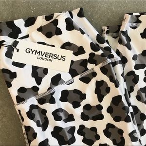 Gymversus B&W Animal Print Leggings